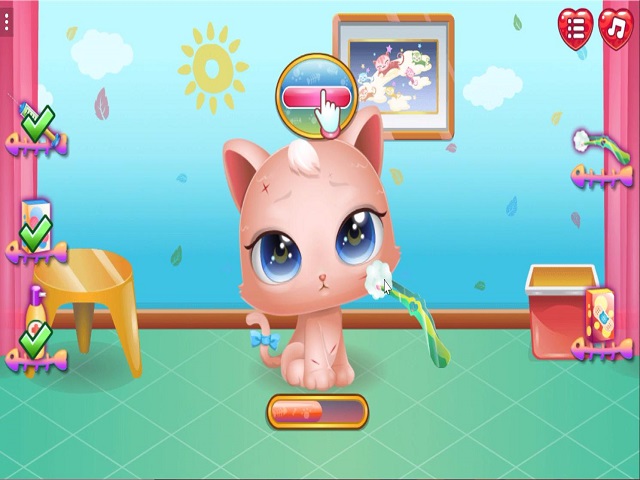 CUTE KITTY CARE online hra | Hry POMU